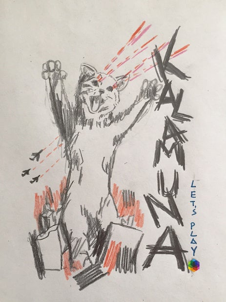 Ken's kitty t-shirt design