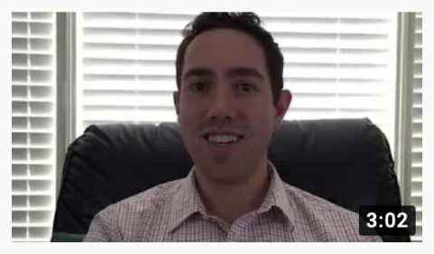 screenshot from video clip of a man talking