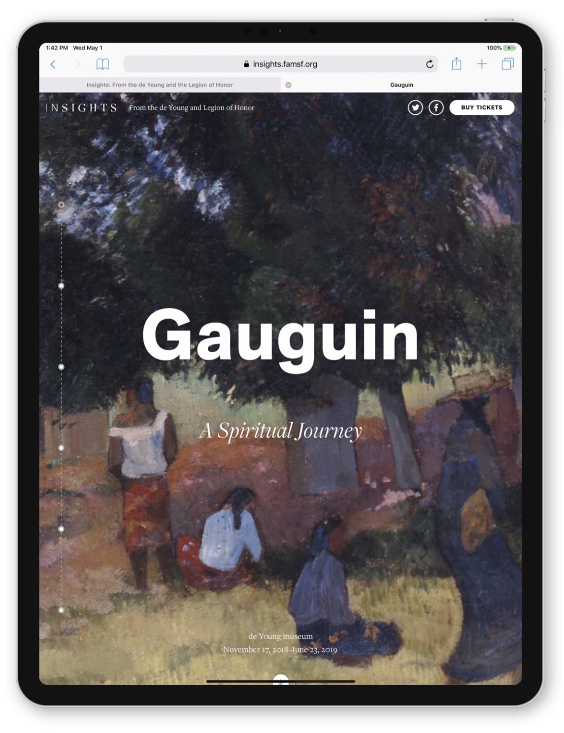 Gauguin - cover page.