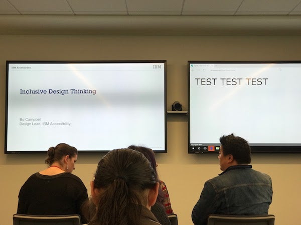 Photo from Accessibility Camp
