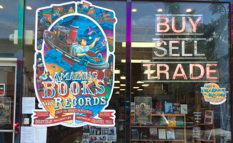 Image of the front of Pittsburgh Store, Amazing Books and Records