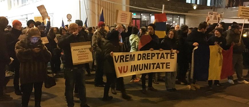 Romanian Protesters
