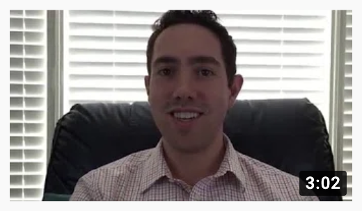 screenshot from video clip of a man talking